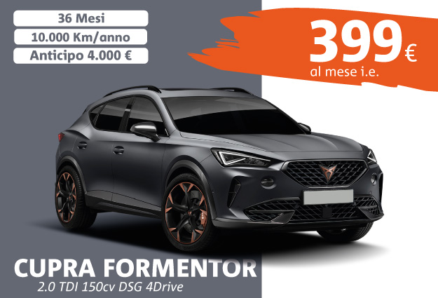 Viaggia Senza Pensieri con CUPRA Formentor